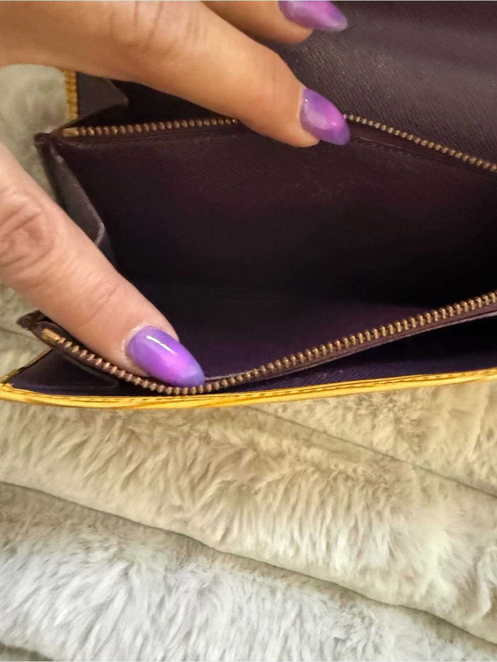 Louis Vuitton Epi Leather Wallet in Yellow - Picture 10 of 13